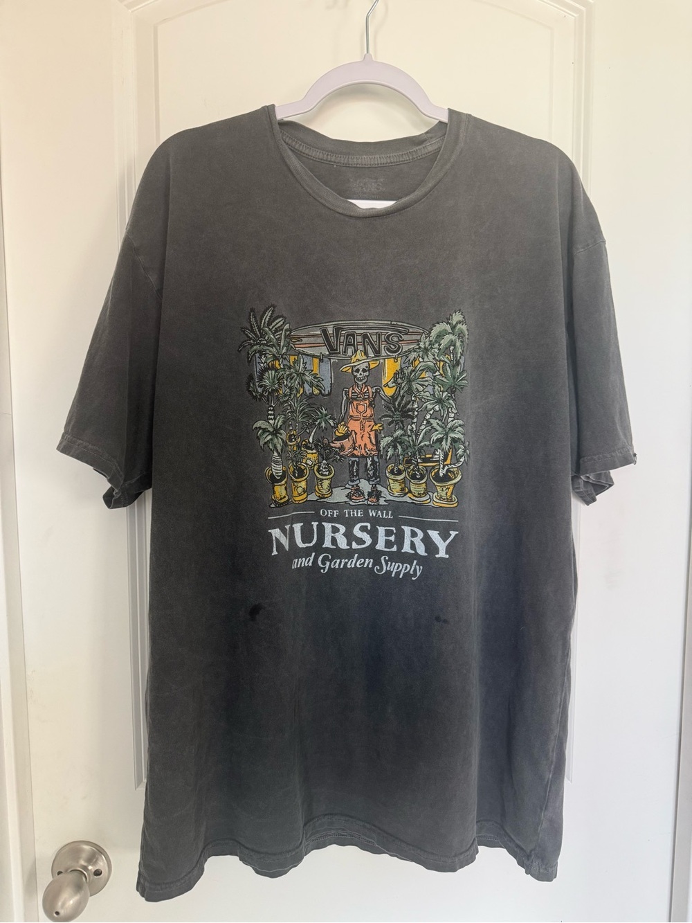 Vans Gray Graphic Nursery & Garden Tee